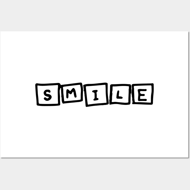 smile Wall Art by Lamink